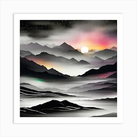 Landscape Painting Art Print