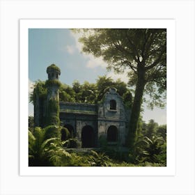 Ruins In The Jungle Art Print