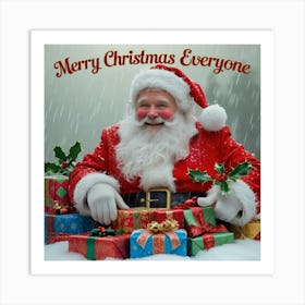 Merry Christmas Everyone Art Print