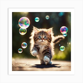 Bubbles! Art Print