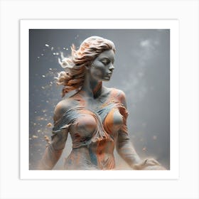 A Sculpture of Marble 1 Art Print