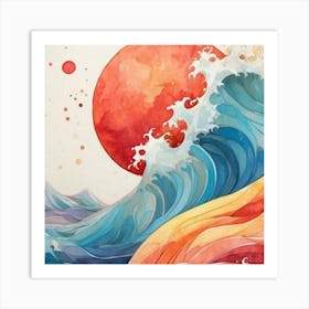 Great Wave 1 Art Print