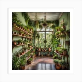 Room Full Of Plants Art Print