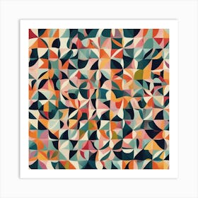 Abstract Geometric Pattern 3 Art Print