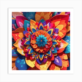 Paper Flower Art Print