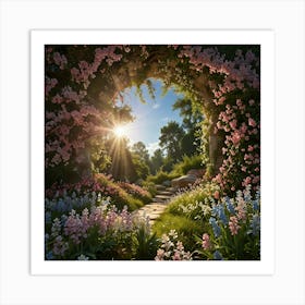 Garden In Bloom Art Print