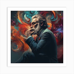 Man In The Suit Art Print