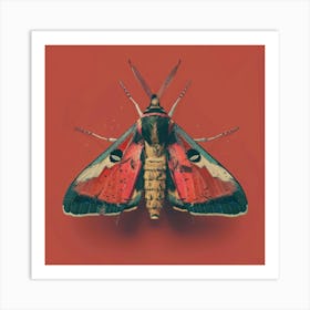 Moth illustration 4 Art Print