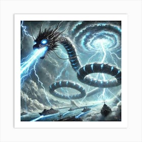 Shenlong Serpentine Destroyer Emp Art Print