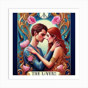 Lovers Art Print