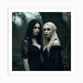 Gothic Girls 3 Art Print