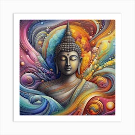 Buddha Painting 4 Art Print