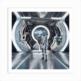 Futuristic Space Station 19 Art Print