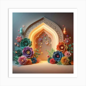 Islamic Door 3 Art Print