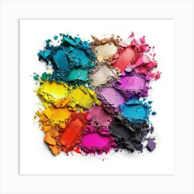 Colorful Eyeshadow Palette 1 Art Print