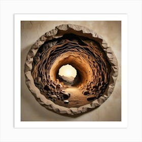 Tunnel Of Light Art Print