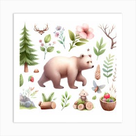 Bear 4 Art Print