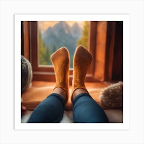 Woman'S Feet Art Print