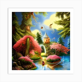 Fantasy Landscape 3 Art Print