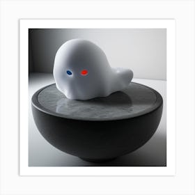 Ghost On A Table Art Print