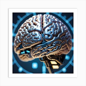 Artificial Brain 30 Art Print