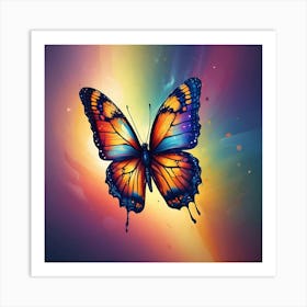 Colorful Butterfly 61 Art Print