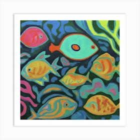 Fish In The Sea Art Print