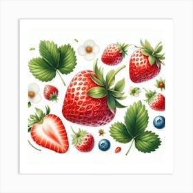 Strawberry 2 Art Print