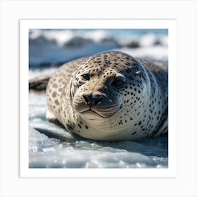 Leopard Seal Art Print