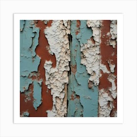 Peeling Paint 3 Art Print