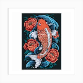 Koi Fish 8 Art Print