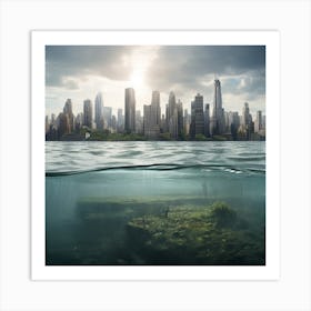 Cityscape Stock Videos & Royalty-Free Footage Art Print