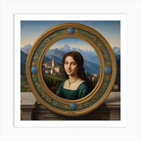 Portrait Of A Lady Art Print