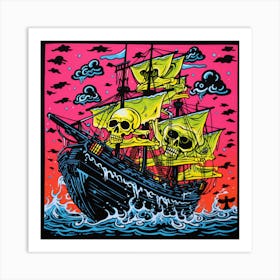 Pirate Ship 1 Art Print