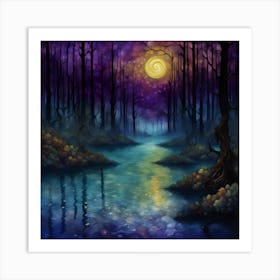 Purple Dusk Art Print