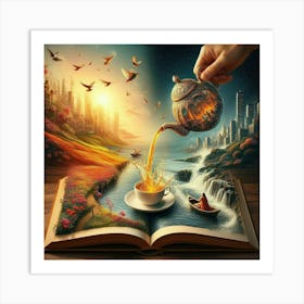 Book Of Wonders Teapot 2 Art Print