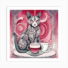 CatfeineB Art Print