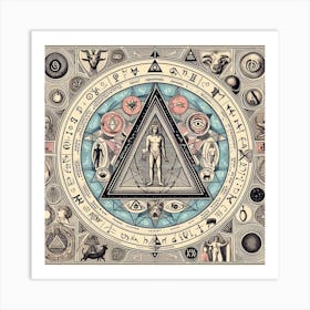 Occult Circle Art Print