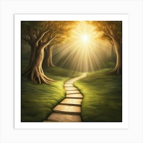 Path To The Sun Art Print