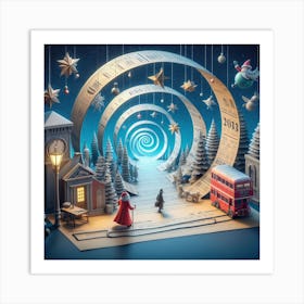 Christmas In The City Art Print