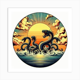 Sunset Saga 10 Art Print