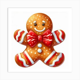 Gingerbread Man 10 Art Print