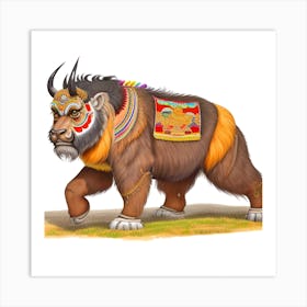 Yak Animal 2 Art Print