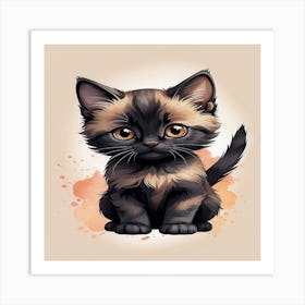 Cute Kitten 1 Art Print