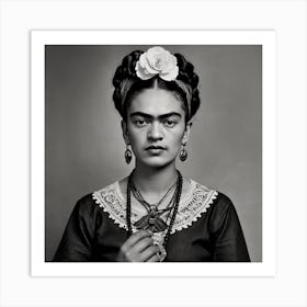 frida kahlo a captiving mexican Art Print