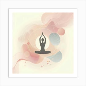 Yoga Pose 1 Art Print