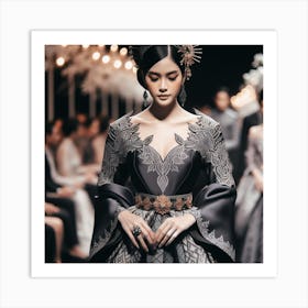 Asian Fashion Art Print