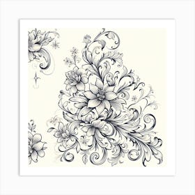 Floral Pattern Art Print