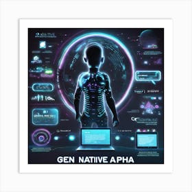 Gen Native Apha Art Print