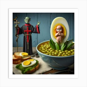 Peas In Soup Art Print